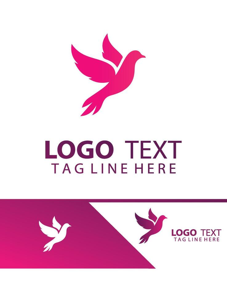Silent Harmony dove logo vector