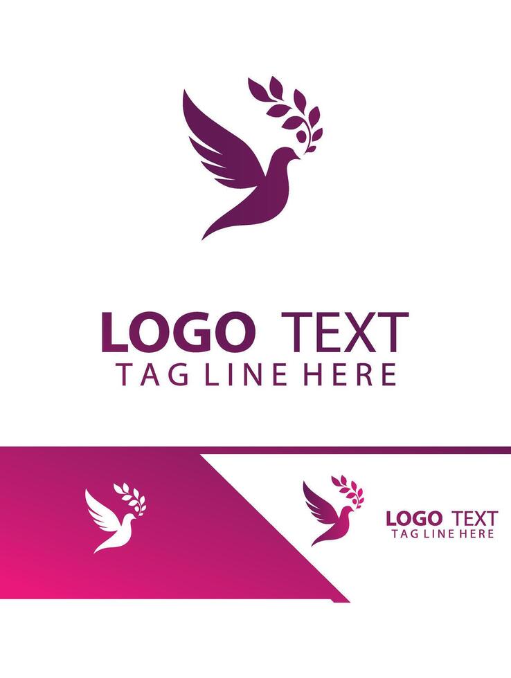 Cloud Dove dove logo vector