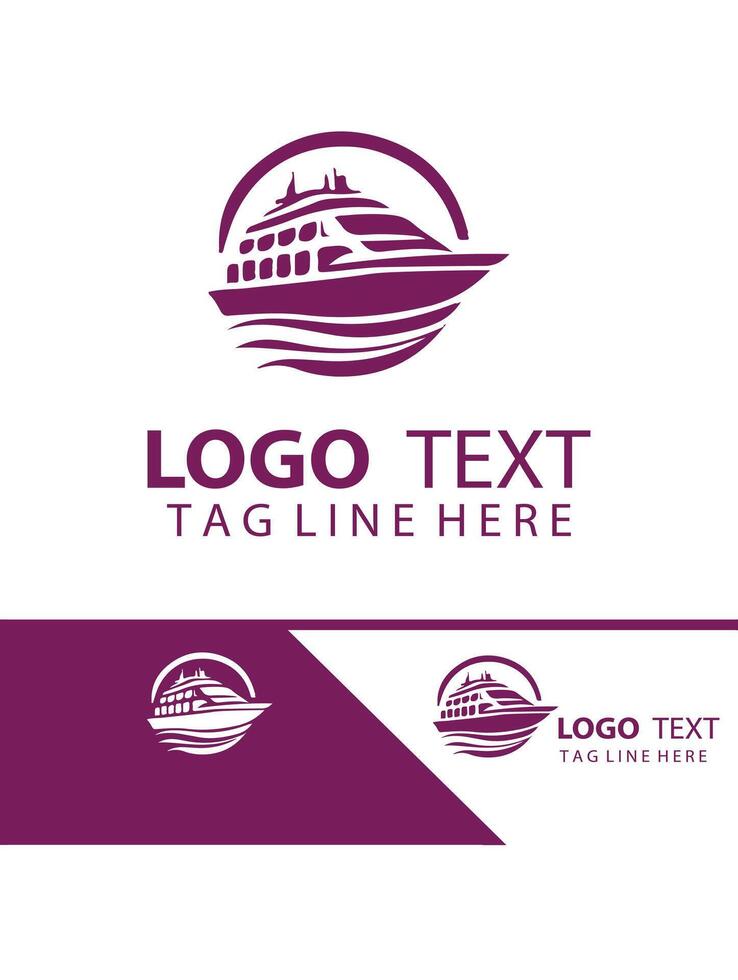 Horizon Yatch Logo Design vector