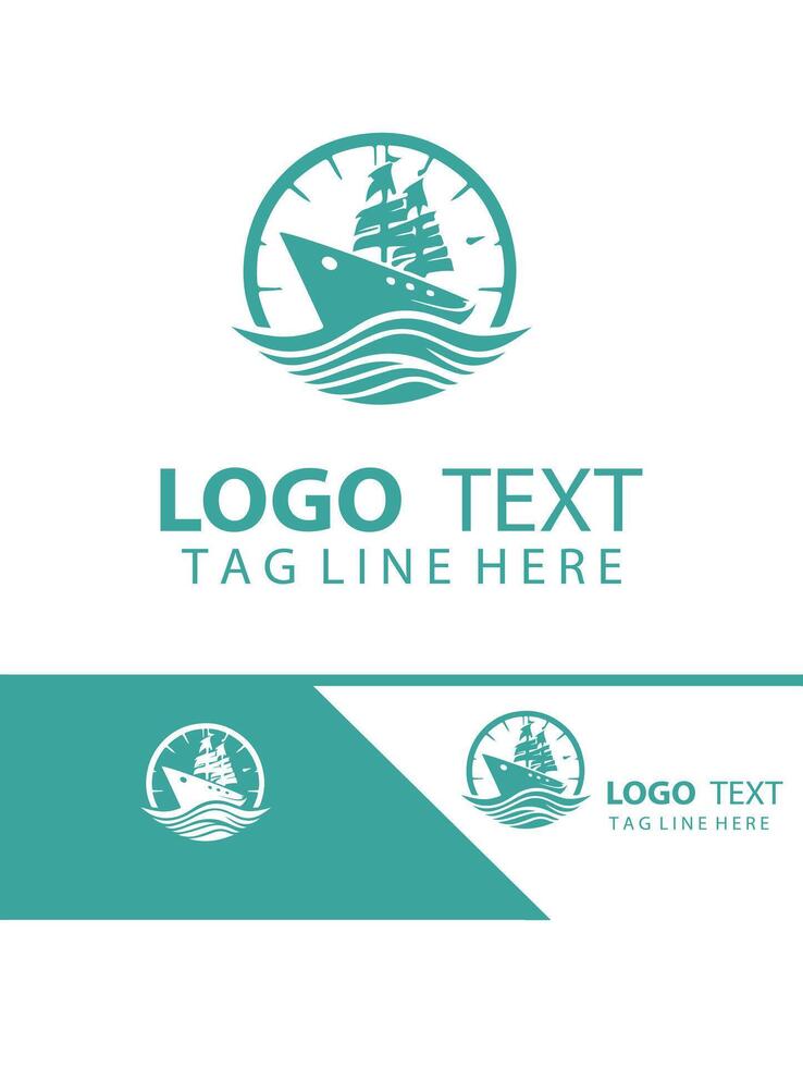 Ocean Dreamer Yatch Logo Design vector