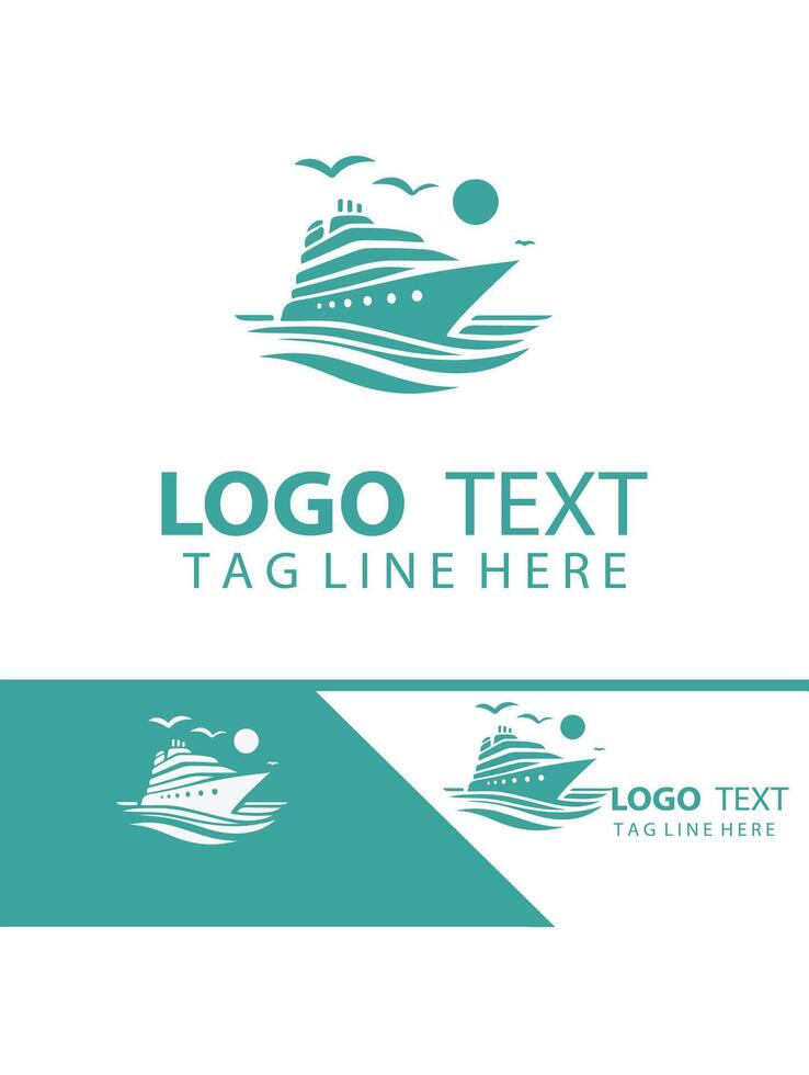 High Tide Yatch Logo Design vector