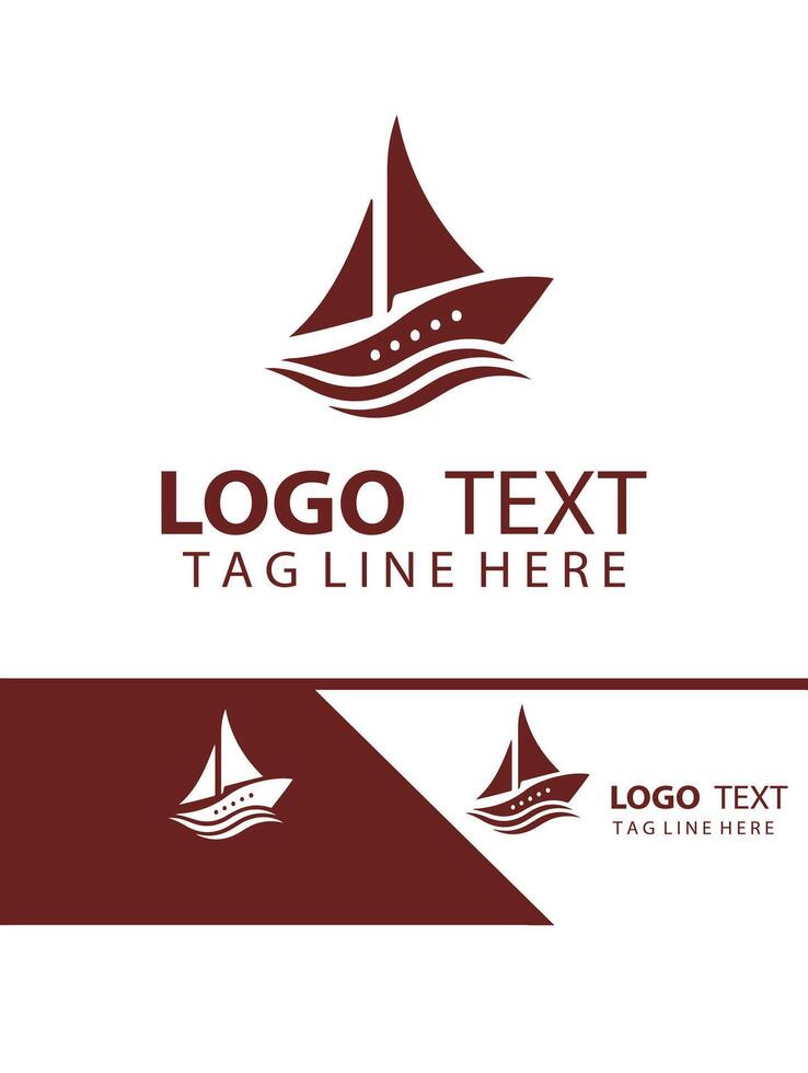Pacific Crest Yatch Logo Design vector