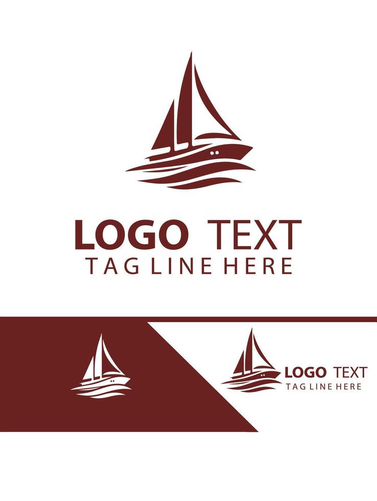 Prestige Wave Yatch Logo Design vector