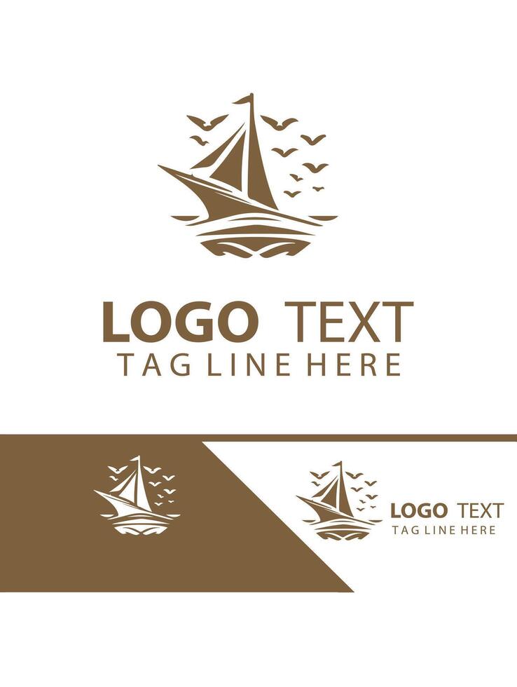 Windward Yatch Logo Design vector