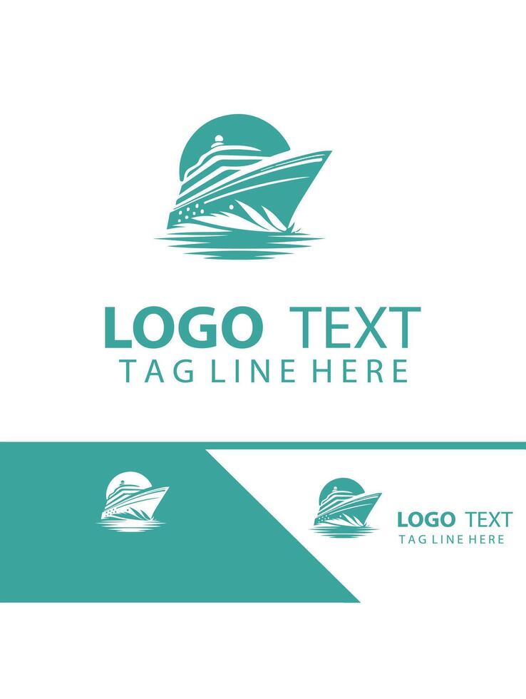 Sea Crest Yatch Logo Design vector