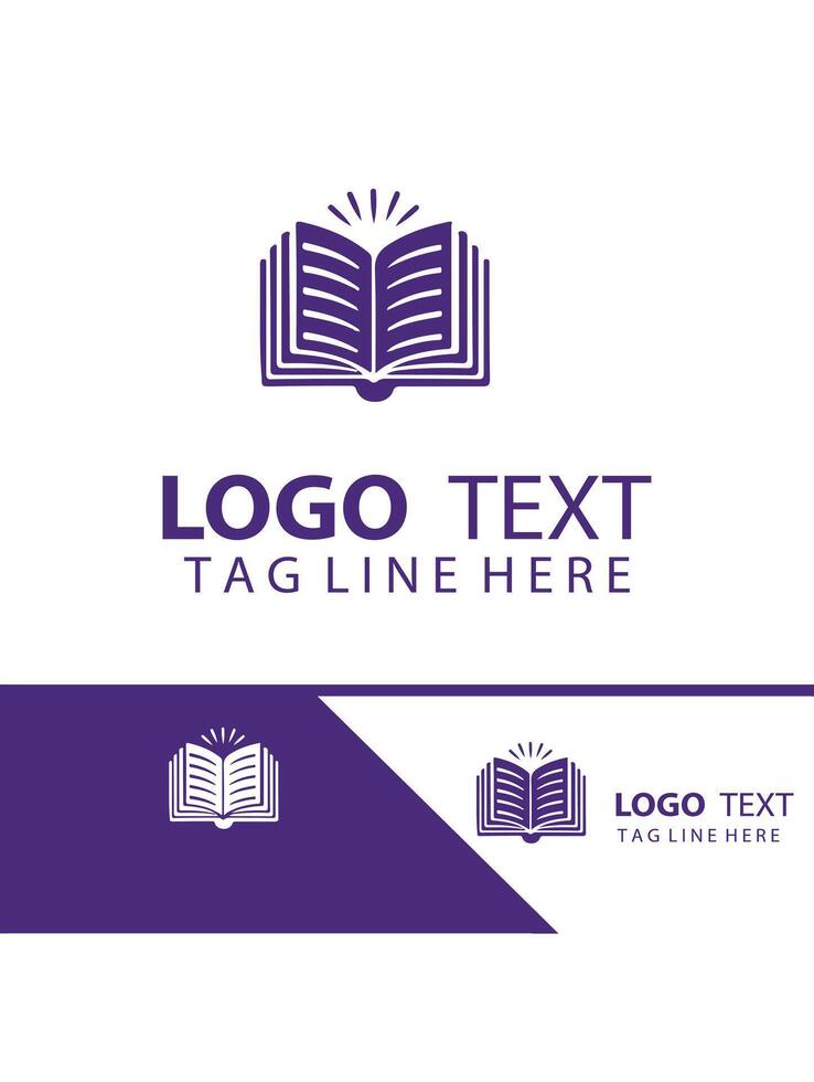 Open Plot open Book Logo vector