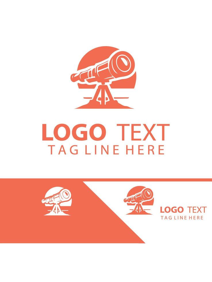 Infinite View Telescope Logo vector