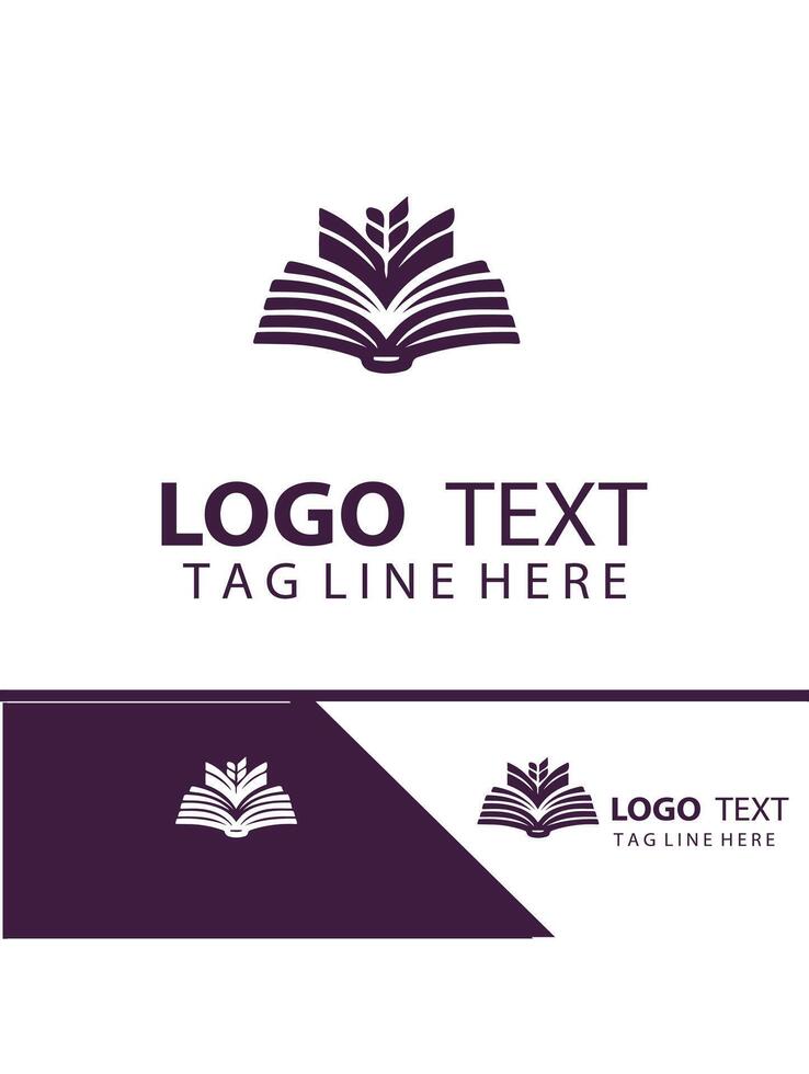 Word World open book logo vector