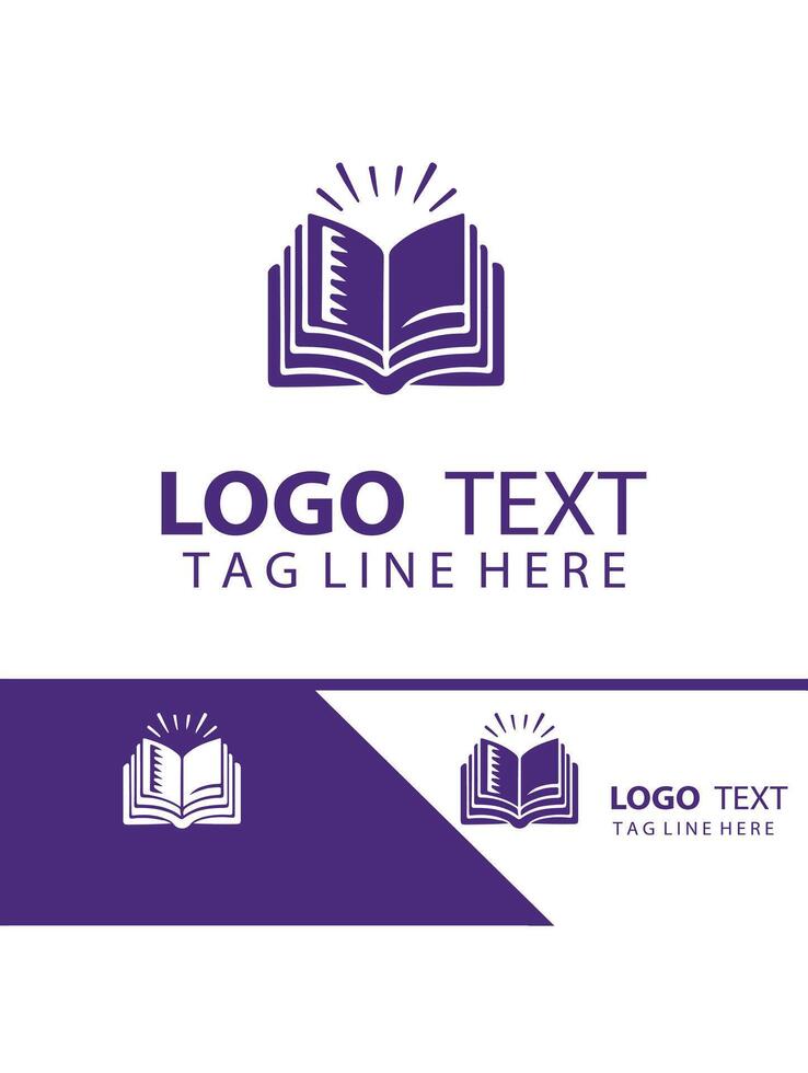 The Book Hub open book logo vector