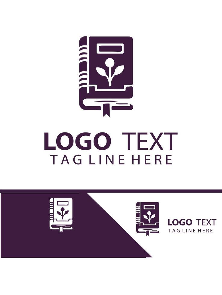 Bound to Learn open book logo vector