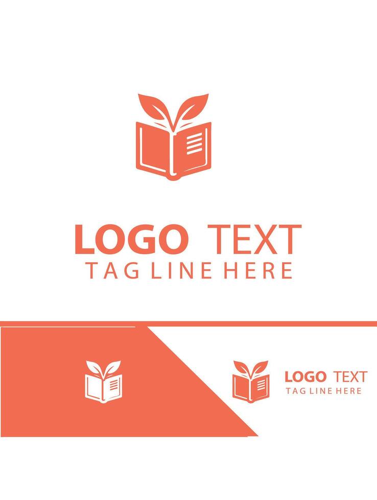 Open Pages open book logo vector