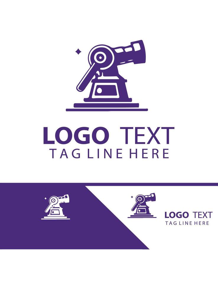 Sky Wanderer Telescope Logo vector