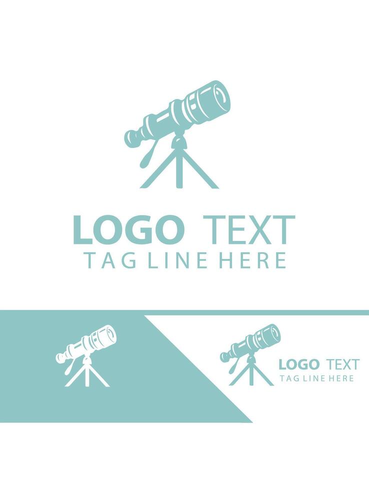 Star Glimpse Telescope Logo vector