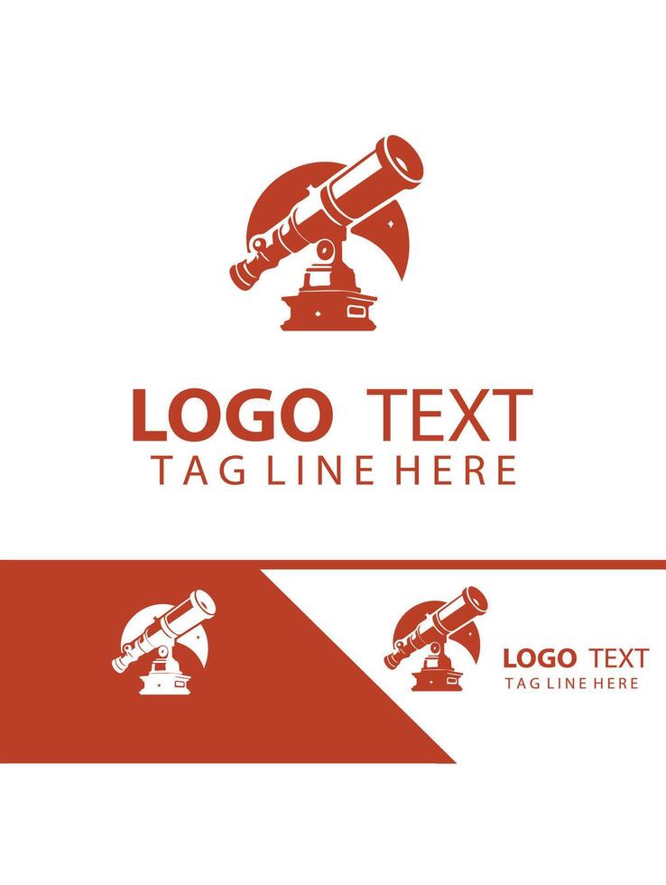 GalacticLens Telescope Logo vector