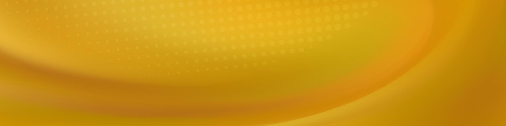flowing abstract banner with a smooth gold wave vector