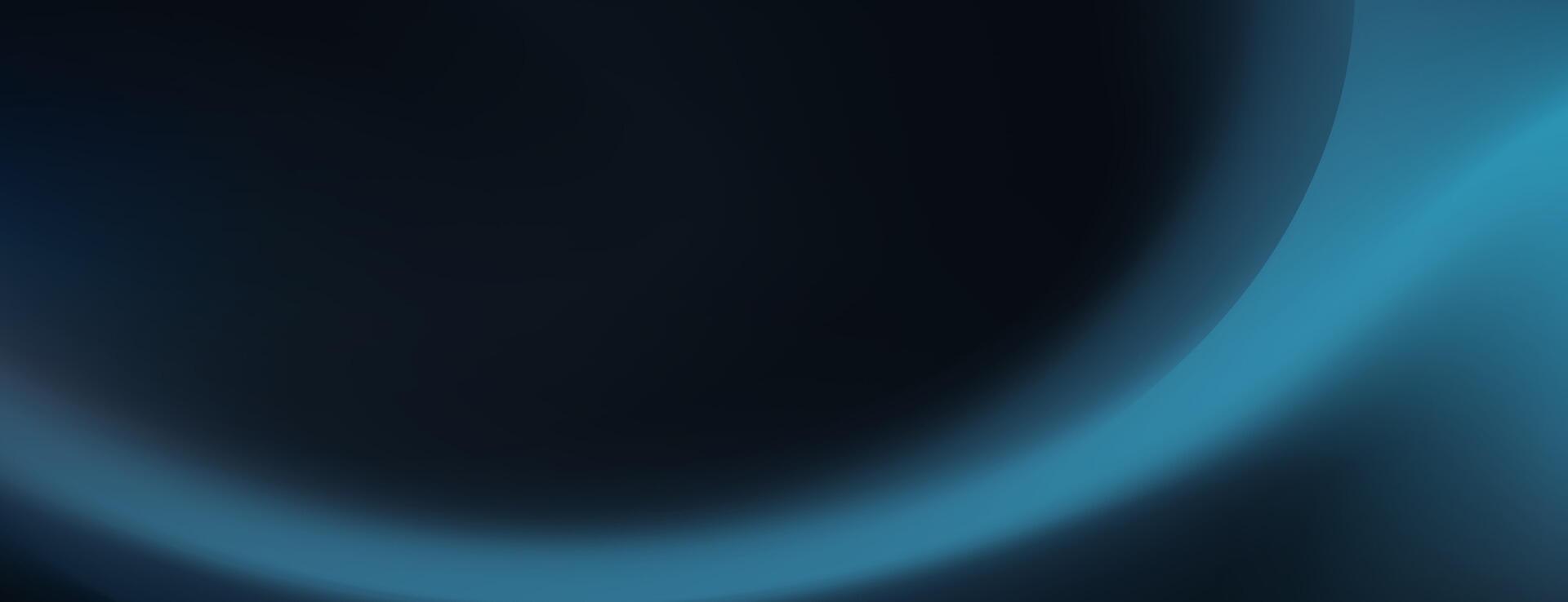 calming abstract banner with a soft dark blue gradient vector