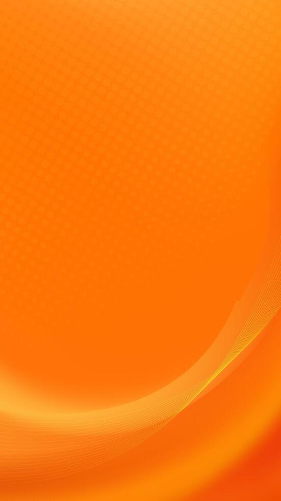 Vibrant abstract mobile background with a vertical orange wave vector