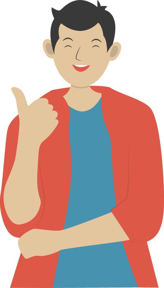 Man Laughter Character vector