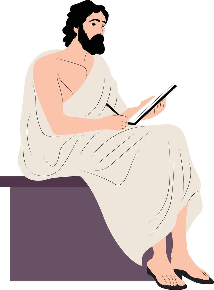 Simplicius of Cilicia portrait vector