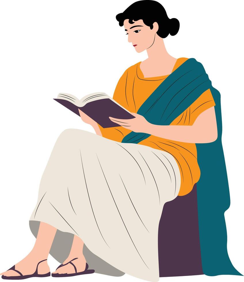 Hipparchia of Maroneia reading vector