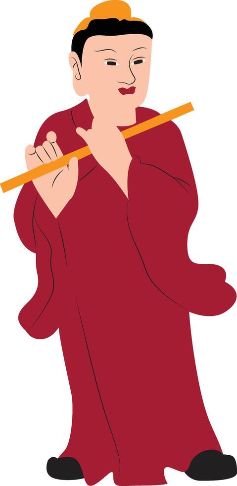 Han Xiangzi hand drawn vector