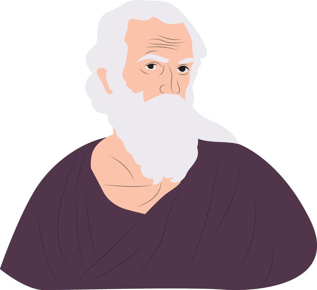 Dionysius the Renegade portrait vector