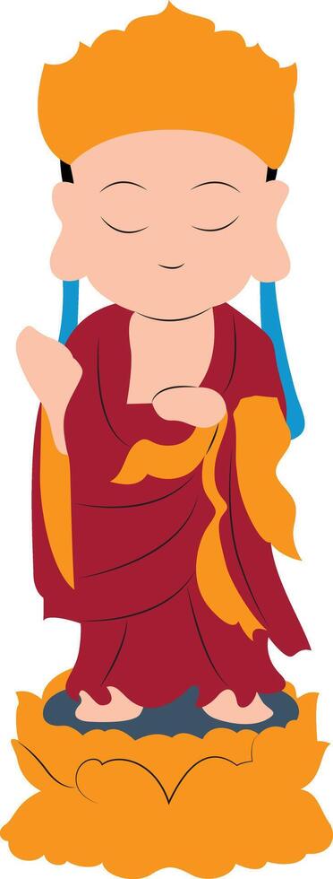 Lu Dongbinn, Leader of the eight immortals vector
