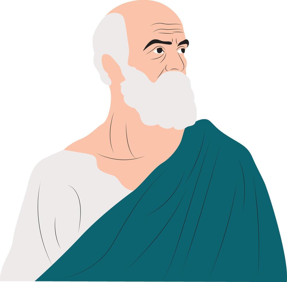 Heraclides of Tarentum portrait vector