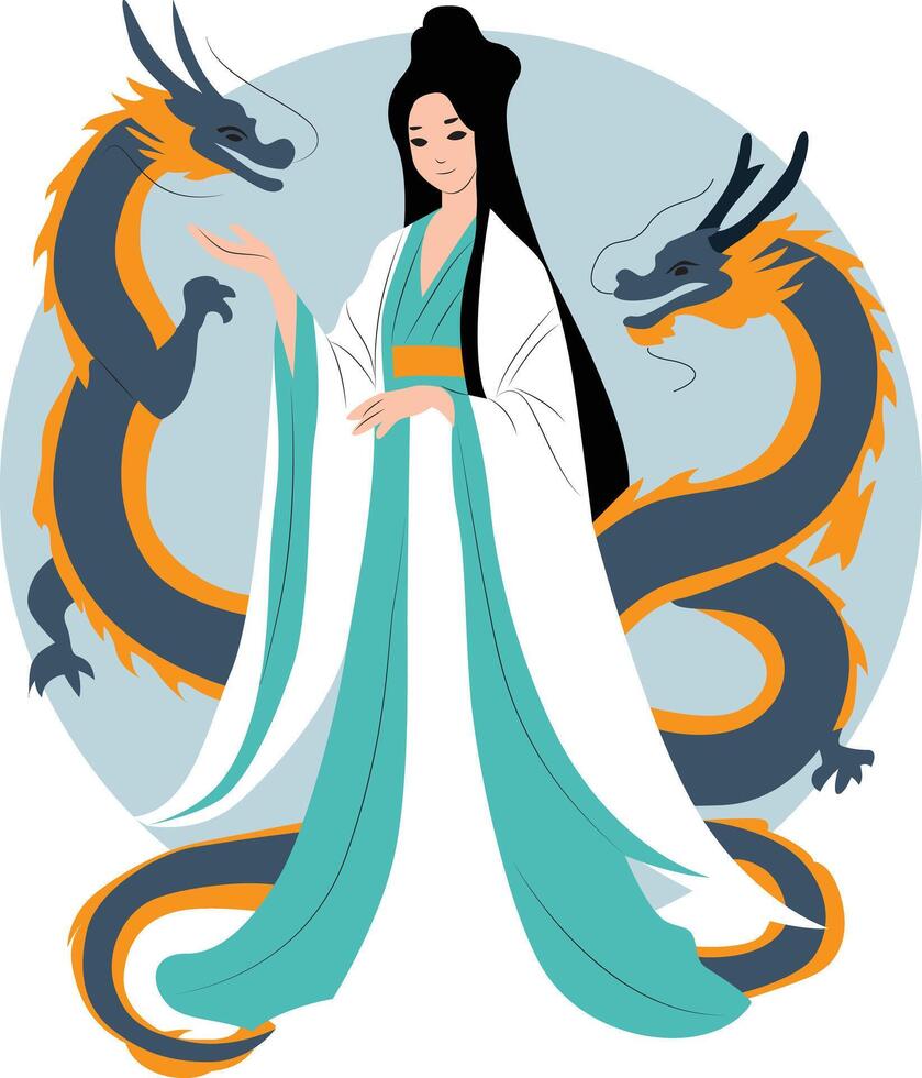 Longmu Mother of Dragons vector