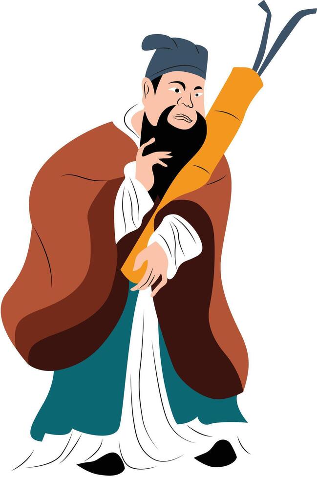 Zhang Guolao hand drawn vector