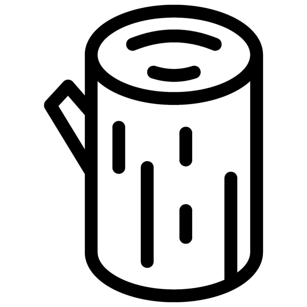 wood lumber trunk icon vector