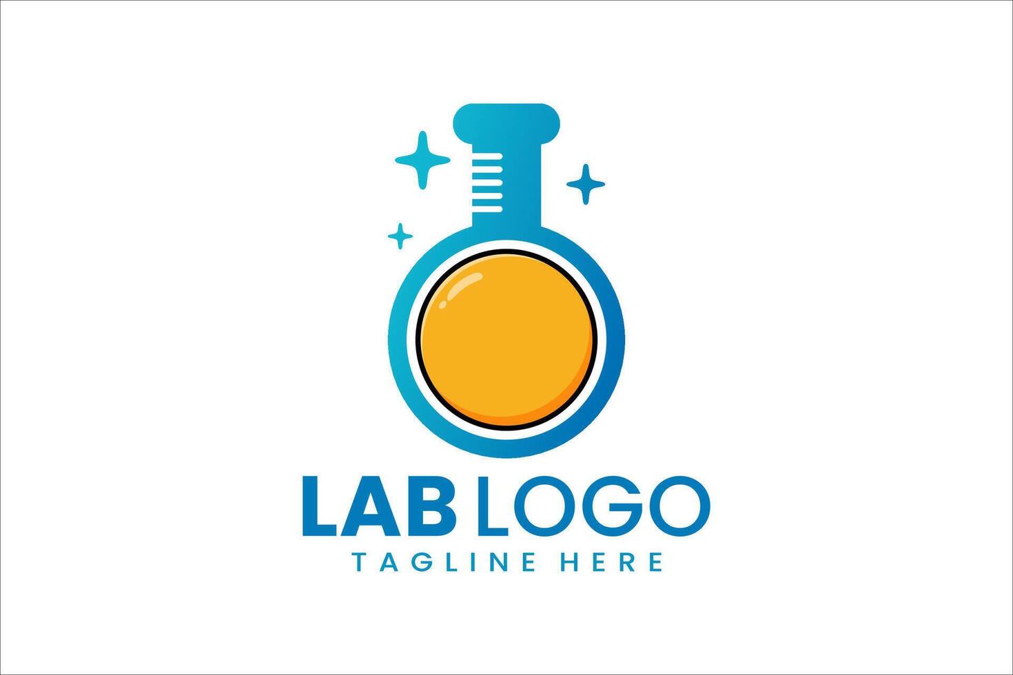 Dynamic Science Lab and Yolk Logo for Food Brands vector