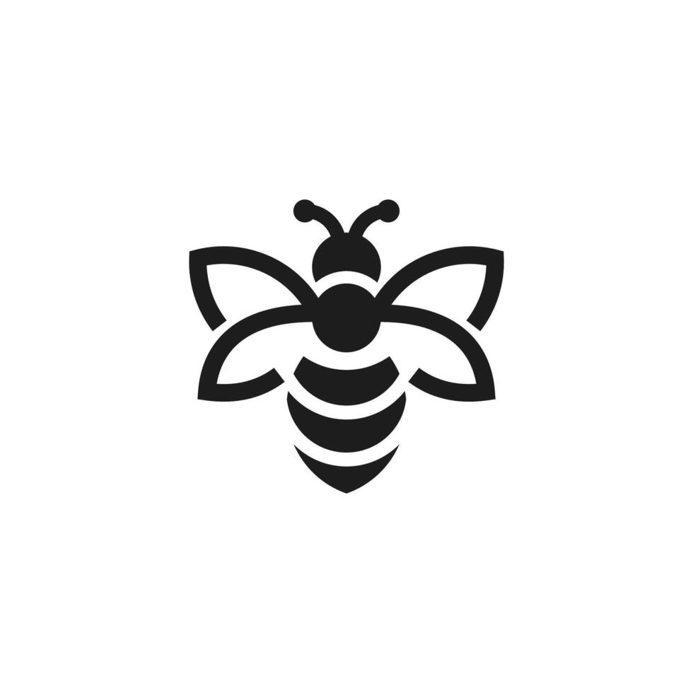 Unique Bee Logos for Standout Designs vector