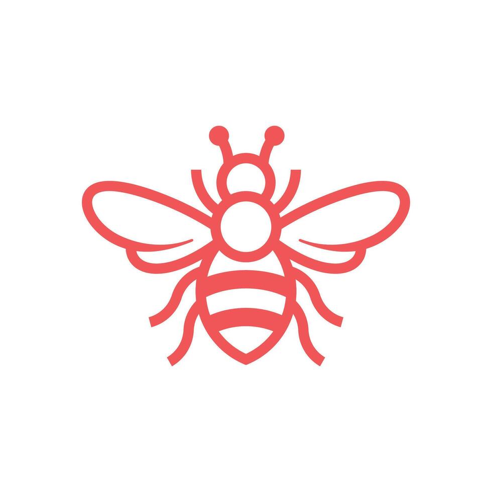 Versatile Bee Logos for Diverse Industries vector