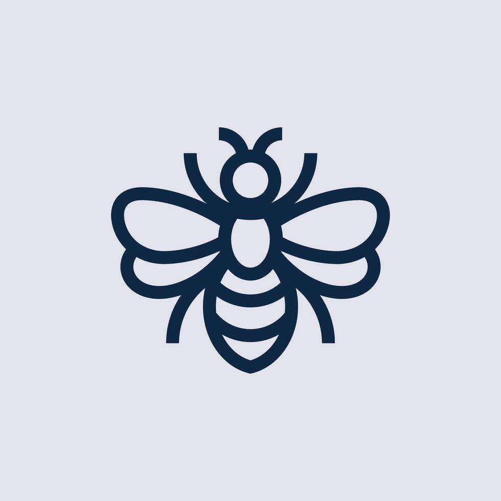 Playful Bee Logos for Fun Branding vector