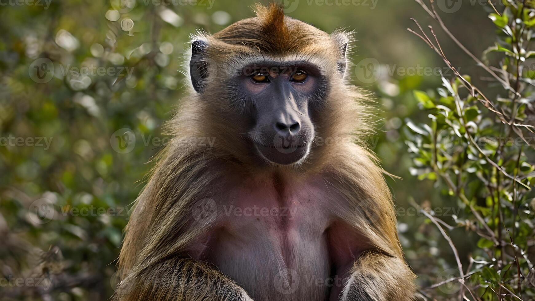 Serene Gelada Baboon in Ethiopian Highlands photo
