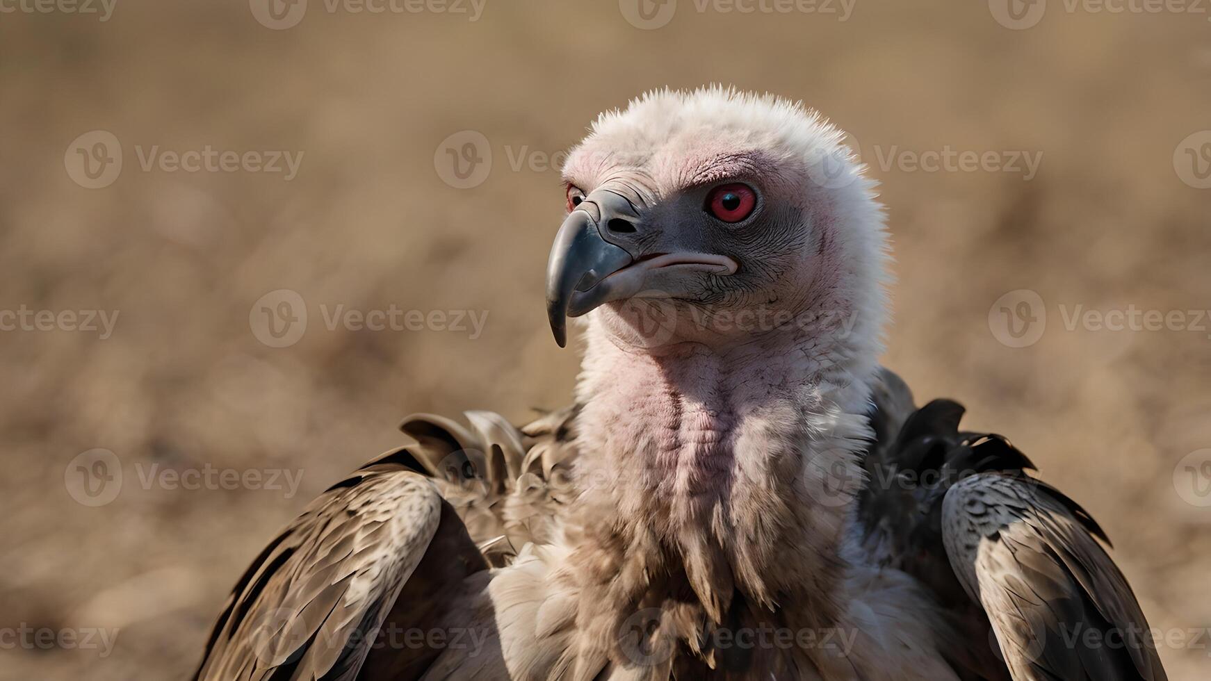 Majestic Emperor Vulture Portrait in Golden Light photo