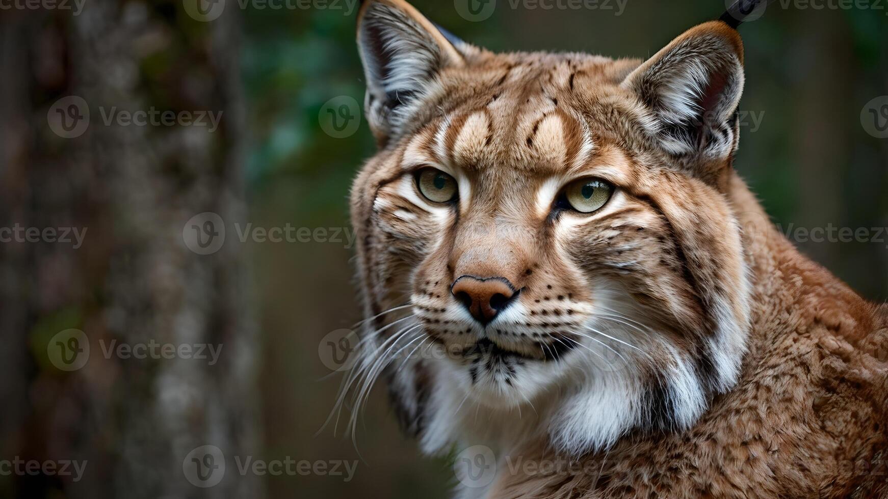 Eurasian Lynx Close Encounter in Wilderness photo