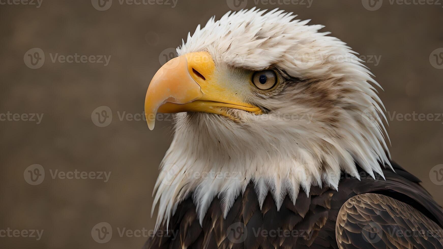Majestic American Bald Eagle Portrait photo
