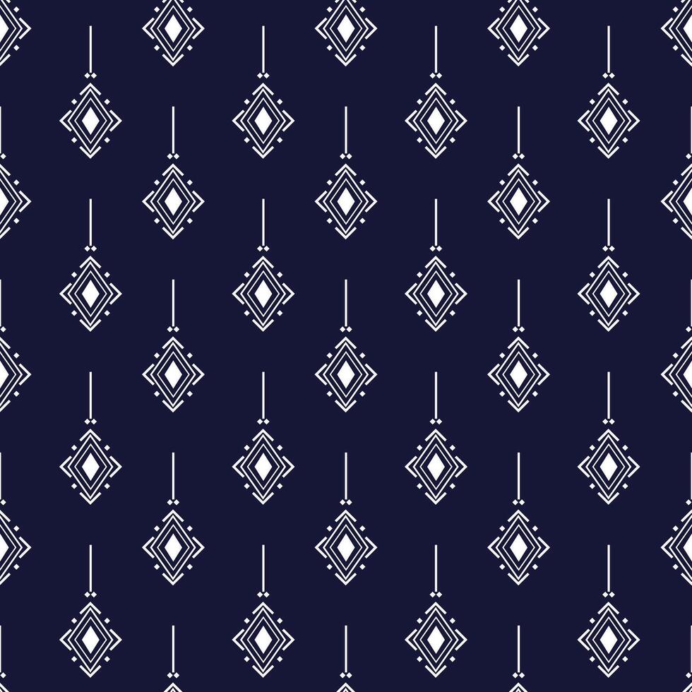 a blue and white pattern with a star on it vector
