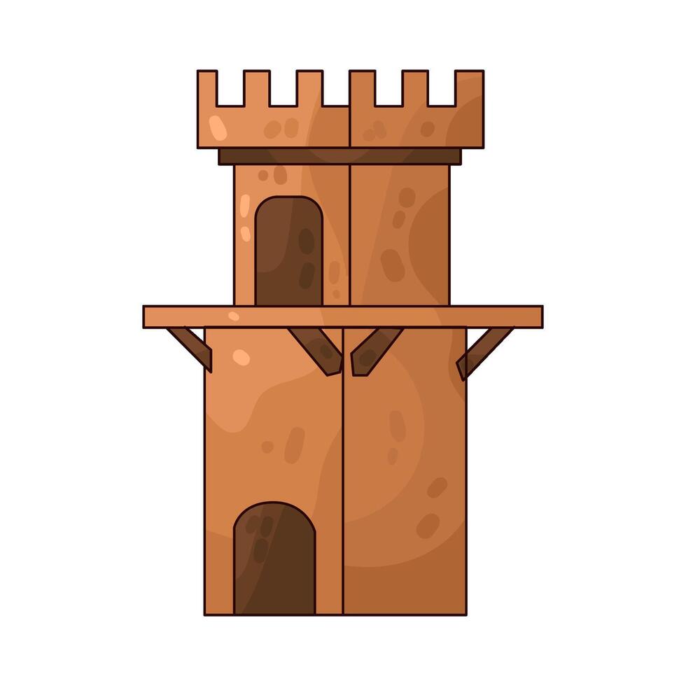 Illustration of Siege Tower vector