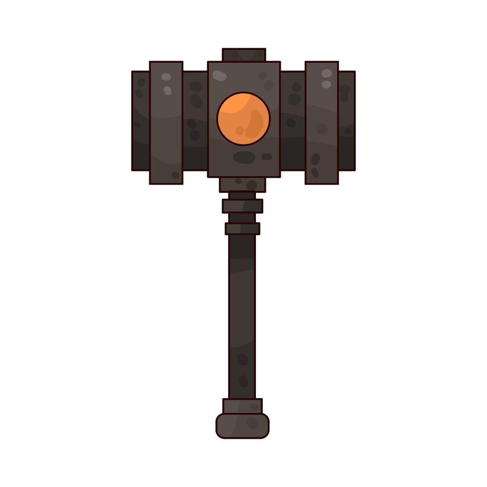 Illustration of Warhammer vector