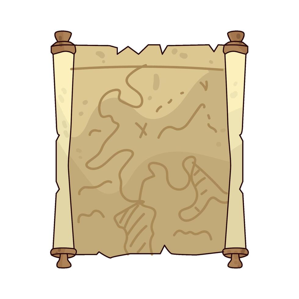 Illustration of Old Map vector