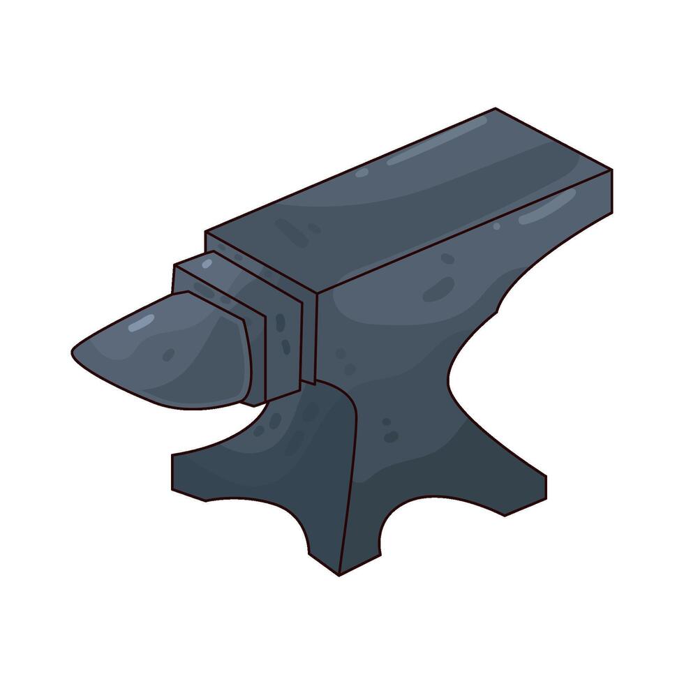 Illustration of Blacksmith Anvil vector