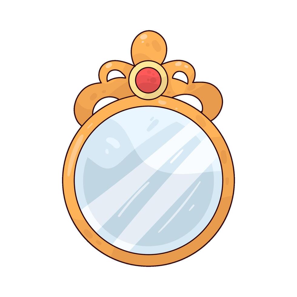Illustration of Beauty Mirror vector