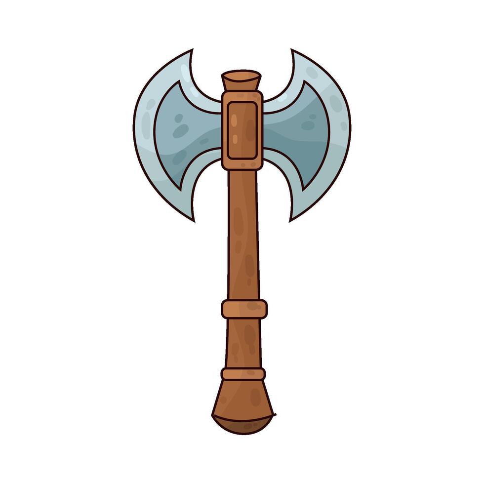 Illustration of Battle Axe vector