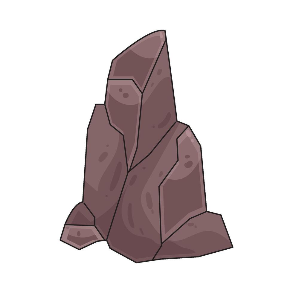 Illustration of rock vector