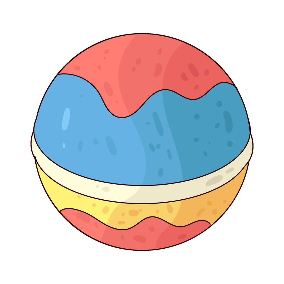 Illustration of Bath Bomb vector