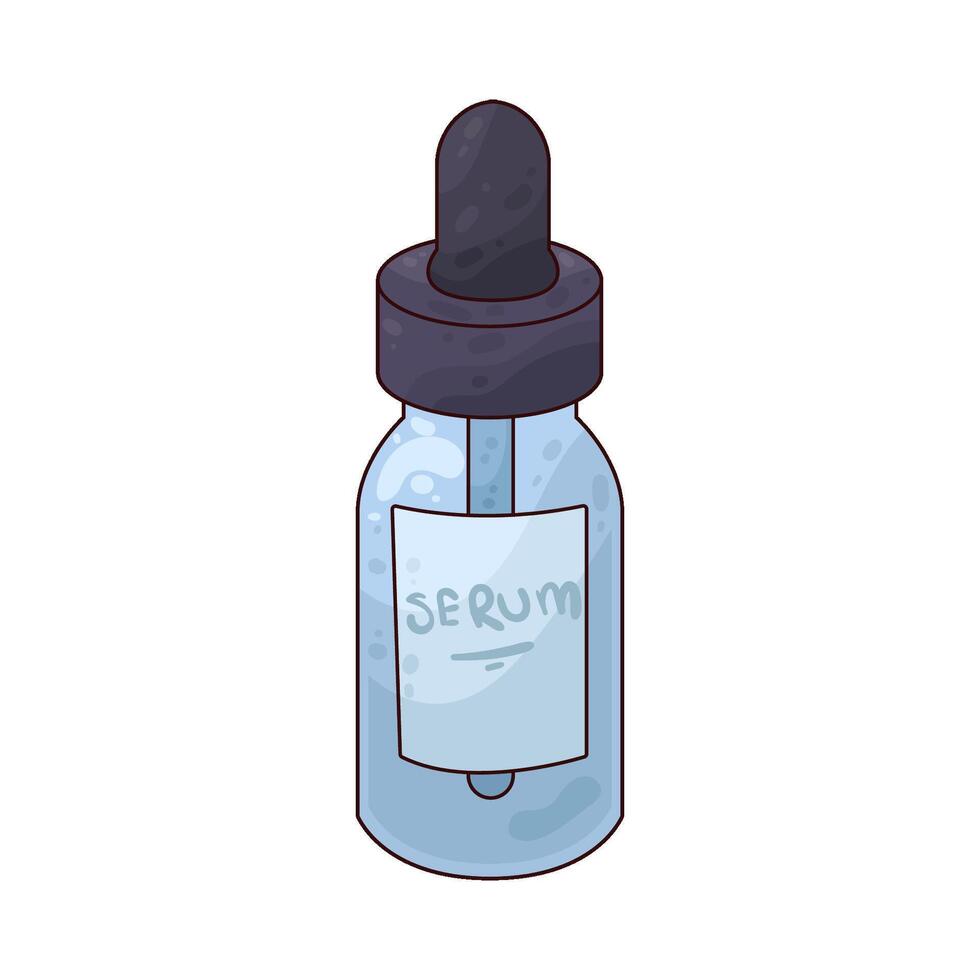 Illustration of Serum Bottle vector