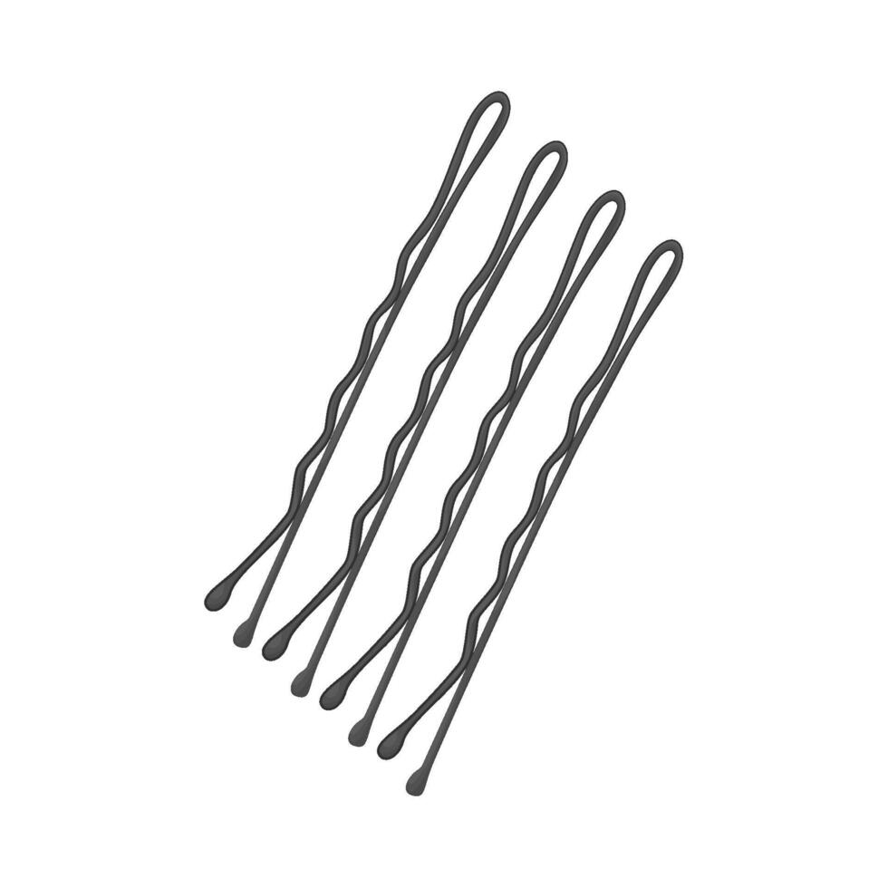 Illustration of Bobby Pins vector